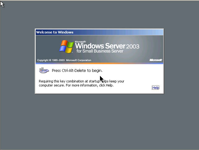 create a windows server for small business